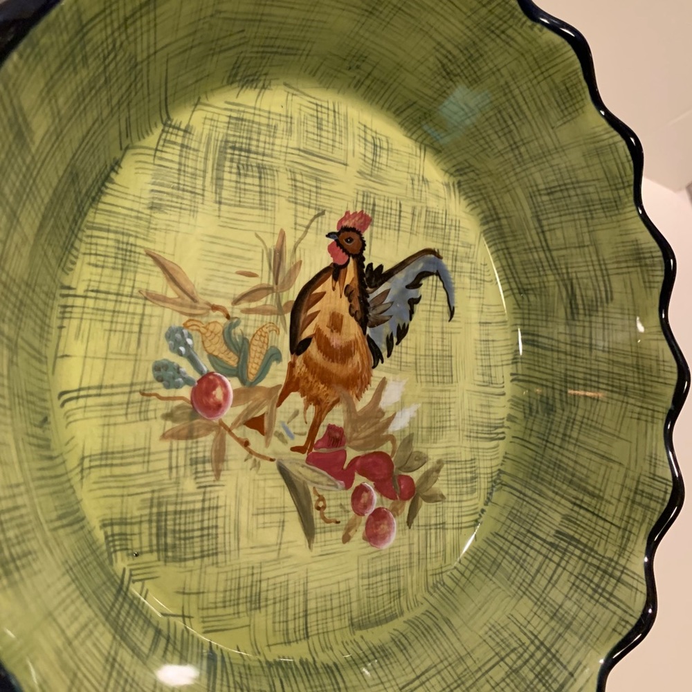 NWT TRACY PORTER ROUND PIE PLATE. - Picture 3 of 12